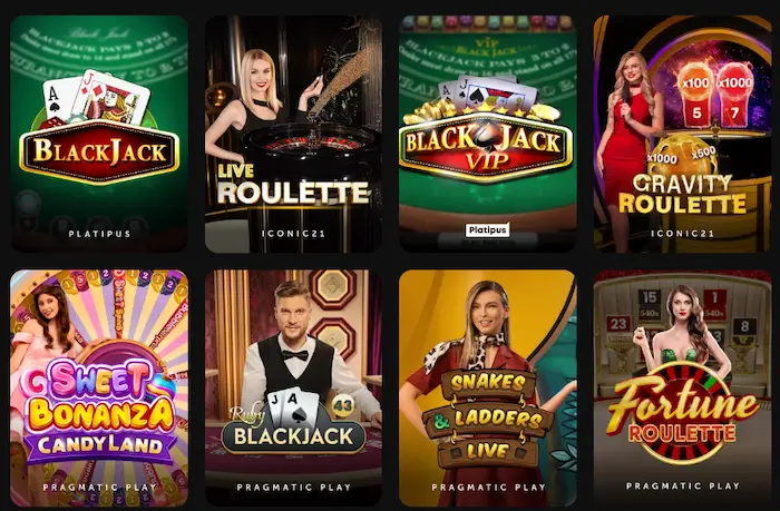 GXBet Casino table