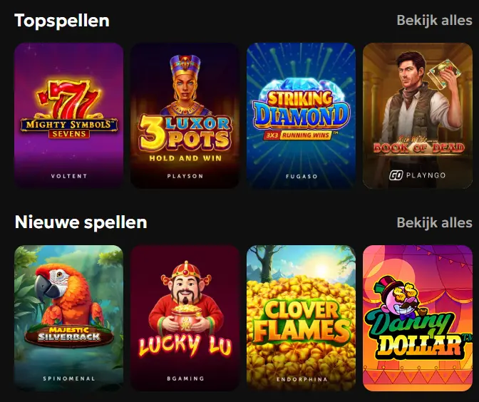 GXBet Casino Netherlands Spelletjes