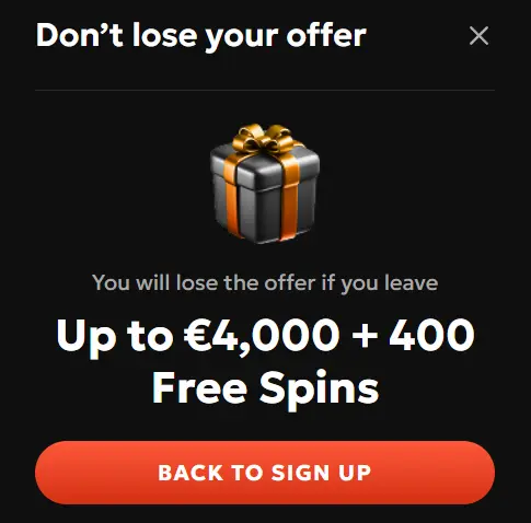 GXBet Casino reg